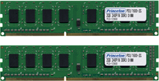 PDD3/1600-A4GX2DOS/V デスクトップ用メモリ 8GB（4GB×2枚組） PC3-12800（DDR3-1600） CL=11 240pin DIMM㈱プリンストン