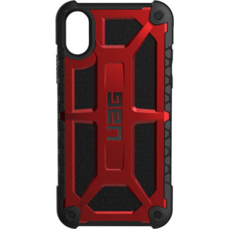 UAG-IPHX-P-CR<BR>URBAN ARMOR GEAR社製 iPhone X用 Monarch ケース （クリムゾン）<BR>㈱プリンストン