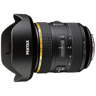 HD DA☆11-18mmF2.8ED DC AW<BR>広角ズームレンズ HD PENTAX-DA☆11-18mmF2.8ED DC AW (フード・ケース付)<BR>リコーイメージング㈱