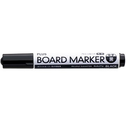 MARKER/BK<BR>ボードマーカー（ホワイトボード、電子黒板用）（ブラック）/423-283<BR>プラス㈱