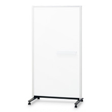 PWJ-0918DSKC<BR>パーティション両面ホワイトボード 1連タイプ（高さ1800mm）<BR>プラス㈱
