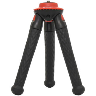 817709<BR>Fotopro フレキシブル三脚 UFO mini ブラック＆レッド<BR>㈱浅沼商会
