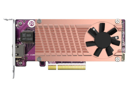 QM2-2P10G1TB/A2 x M.2 PCIe SSD + 1ポート 10GbE LANカード (QM2-2P10G1TB、組込)ＱＮＡＰ　Ｓｙｓｔｅｍｓ