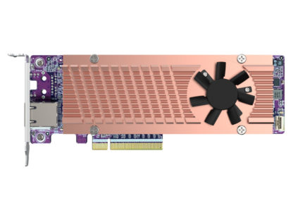 QM2-2P410G1T/A2 x M.2 PCIe SSD + 1ポート 10GbE LANカード (QM2-2P410G1T、組込)ＱＮＡＰ　Ｓｙｓｔｅｍｓ