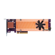 QM2-4P-384/A<BR>4 x M.2 PCIe SSD 拡張カード (QM2-4P-384、組込)<BR>ＱＮＡＰ　Ｓｙｓｔｅｍｓ