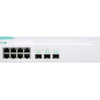 QSW-308S<BR>QSW-308S アンマネージドスイッチ (3ポート 10GbE + 8ポート 1GbE)<BR>ＱＮＡＰ　Ｓｙｓｔｅｍｓ