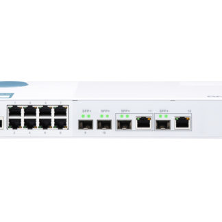 QSW-M408-2C<BR>QSW-M408-2C L2 Webマネージドスイッチ (4 x 10GbE + 8 x 1GbE)<BR>ＱＮＡＰ　Ｓｙｓｔｅｍｓ