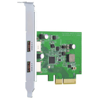 QXP-10G2U3A<BR>2ポート USB 3.2 Gen.2 Type-A カード (単体)<BR>ＱＮＡＰ　Ｓｙｓｔｅｍｓ