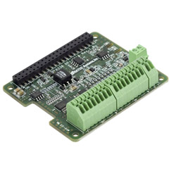 RPi-GP10T<BR>Raspberry Pi I2C 絶縁型デジタル入出力ボード 端子台モデル<BR>ラトックシステム㈱