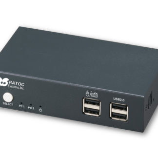 RS-250UH2<BR>デュアルディスプレイ対応 HDMIパソコン切替器<BR>ラトックシステム㈱