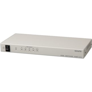 HSWT-410HDMI 4chセレクター（4入力1出力、DVI-D対応、業務用、外部制御対応）㈱ラウンド