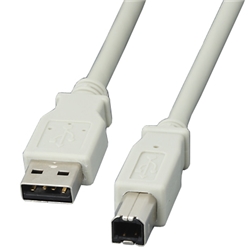 USB-AB-200USBケーブル ABタイプ 2m㈱ラウンド