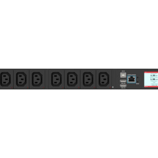 PX3-5180R-F5<BR>iPDU 単相 AC200V 20A 入力プラグ：NEMA L6-20P アウトレット：IEC60320 C13(8) 3.3kVA 1Uタイプ<BR>ラリタン・ジャパン㈱