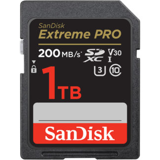 SDSDXXD-1T00-JNJIPエクストリーム プロ SDXC UHS-I カード 1TBウェスタンデジタル（サンディスク）