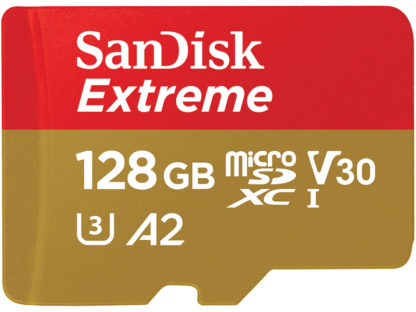 SDSQXAA-128G-JN3MDエクストリーム microSDXC UHS-I カード 128GBウェスタンデジタル（サンディスク）
