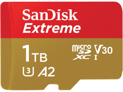 SDSQXAV-1T00-JN3MDエクストリーム microSDXC UHS-I カード 1TBウェスタンデジタル（サンディスク）