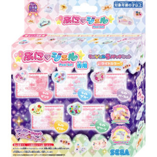 4979750800245<BR>PGR5-01 ぷにジェル専用ラメジェル5パックセット ライトカラー<BR>㈱セガトイズ
