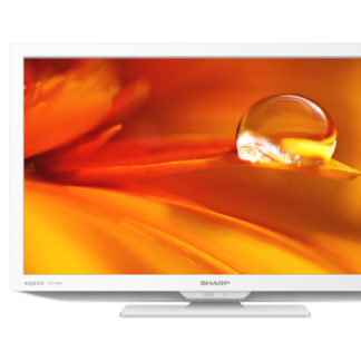 2T-C19DE-W<BR>19V型地上・BS・110度CSデジタルハイビジョンLED液晶テレビ 外付HDD対応 ホワイト系<BR>シャープ㈱