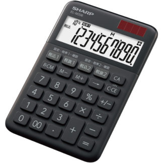 EL-M336-BX<BR>電卓 10桁 （ミニナイスサイズタイプ） ブラック系<BR>シャープ㈱
