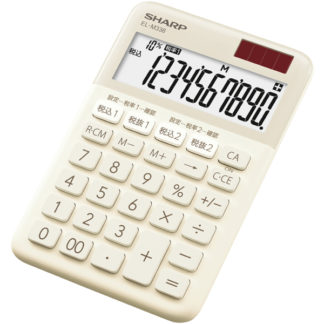 EL-M336-CX<BR>電卓 10桁 （ミニナイスサイズタイプ） ベージュ系<BR>シャープ㈱