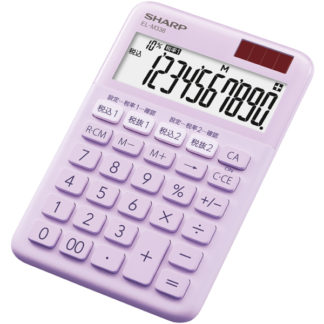 EL-M336-VX<BR>電卓 10桁 （ミニナイスサイズタイプ） バイオレット系<BR>シャープ㈱