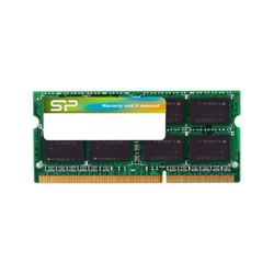 SP004GBSTU160N02<BR>メモリモジュール 204Pin SO-DIMM DDR3-1600(PC3-12800) 4GB ブリスターパッケージ<BR>シリコンパワー