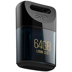 SP064GBUF3J06V1D<BR>USB3.0フラッシュメモリ Jewel J06 64GB 超小型<BR>シリコンパワー