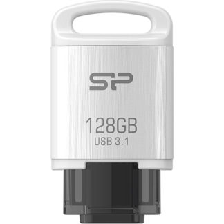 SP128GBUC3C10V1WUSB3.1フラッシュメモリ Type-C対応 Mobile C10 128GB ホワイトシリコンパワー