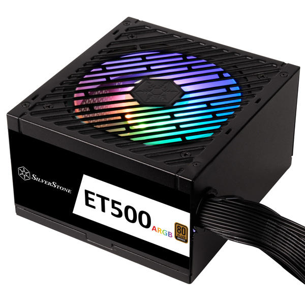 SST-ET500-ARGBATX電源 500WＳｉｌｖｅｒＳｔｏｎｅ - 秋葉電子