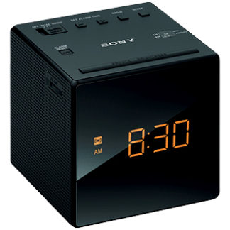 ICF-C1/B<BR>FM/AMクロックラジオ ブラック<BR>ソニー㈱