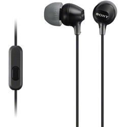 MDR-EX15AP/B<BR>密閉型インナーイヤーレシーバー ブラック<BR>ソニー㈱