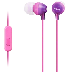 MDR-EX15AP/V<BR>密閉型インナーイヤーレシーバー アクアバイオレット<BR>ソニー㈱