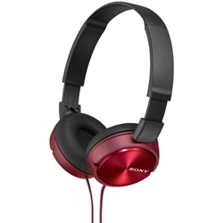 MDR-ZX310/R<BR>ステレオヘッドホン レッド<BR>ソニー㈱