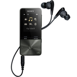 NW-S315/B<BR>ウォークマン Sシリーズ <メモリータイプ> 16GB ブラック<BR>ソニー㈱