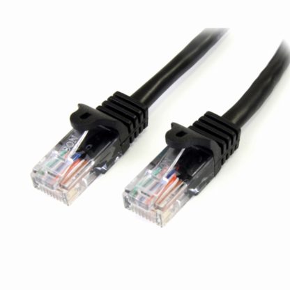 45PAT10MBKカテゴリ5e LANケーブル 10m ブラック ツメ折れ防止RJ45コネクタ Cat5e UTPイーサネットケーブルスターテック・ドットコム㈱