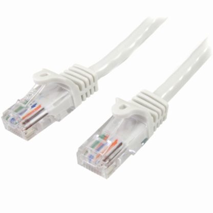 45PAT10MWHカテゴリ5e LANケーブル 10m ホワイト ツメ折れ防止RJ45コネクタ Cat5e UTPイーサネットケーブルスターテック・ドットコム㈱