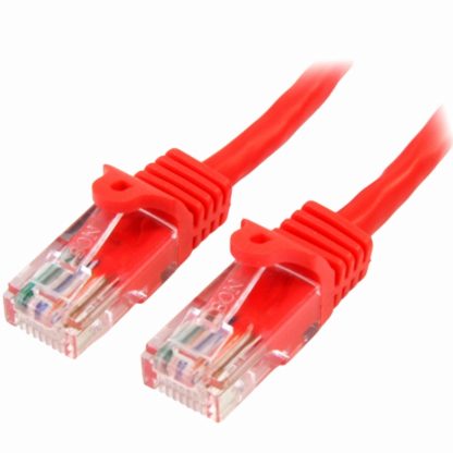 45PAT7MRDカテゴリ5e LANケーブル 7m レッド ツメ折れ防止RJ45コネクタ Cat5e UTPイーサネットケーブルスターテック・ドットコム㈱