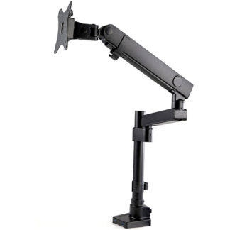 ARMPIVOT2USB3<BR>ポールマウント型液晶モニターアーム クランプ式/グロメット式 VESA規格34インチディスプレイ対応 2ポートUSBハブ搭載 ケーブル収納可能<BR>スターテック・ドットコム㈱