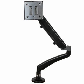 ARMSLIM<BR>シングル液晶ディスプレイ・モニターアーム 多関節型 クランプ/グロメットの固定方式に対応 スプリング式高さ調節 ケーブルホルダー搭載<BR>スターテック・ドットコム㈱