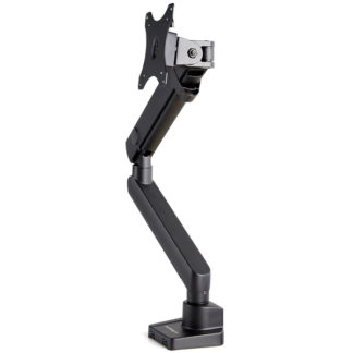 ARMSLIM2USB3<BR>液晶モニターアーム クランプ式/グロメット式 VESA規格34インチディスプレイ対応 2ポートUSBハブ搭載 ケーブル収納可能<BR>スターテック・ドットコム㈱