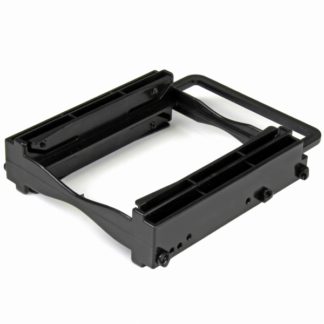 BRACKET225PT<BR>3.5インチベイ対応 2x 2.5インチSSD/HDD変換マウンタ 工具不要 デスクトップPCコンピュータ用変換ブラケット<BR>スターテック・ドットコム㈱
