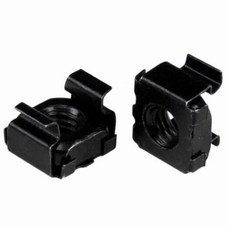CABCAGENUTS1032<BR>10-32 ケージナット 50個入りパック サーバーラック対応 ブラック<BR>スターテック・ドットコム㈱