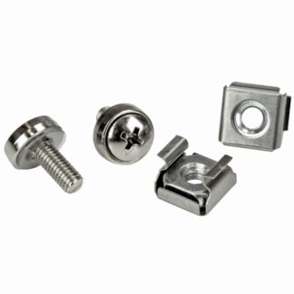 CABSCRWM520<BR>M5ネジ(12mm) & M5ケージナット 20セット サーバーラック/キャビネットへの取付け専用ケージナット & ネジセット<BR>スターテック・ドットコム㈱