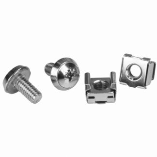 CABSCRWM620<BR>M6ネジ(12mm) & M6ケージナット 20セット サーバーラック/キャビネットへの取付け専用ケージナット & ネジセット<BR>スターテック・ドットコム㈱