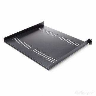 CABSHELF116V<BR>1U 固定式サーバーラック棚板 放熱用スリット付き 奥行き406mm カンチレバー型<BR>スターテック・ドットコム㈱