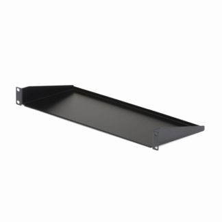 CABSHELF1U<BR>1U 奥行き7インチ ユニバーサル固定式ラックマウント型棚板/収納棚 耐荷重15kg 1.6mm冷延鋼板使用<BR>スターテック・ドットコム㈱
