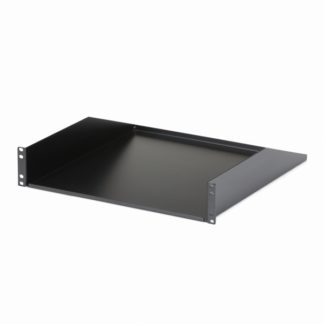 CABSHELFHD<BR>2U 固定式サーバーラックマウント棚板 カンチレバー型 許容荷重56kg 奥行き457mm<BR>スターテック・ドットコム㈱