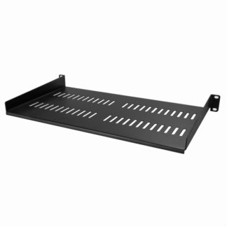 CABSHELFV1U<BR>1U 固定式サーバーラック棚板 放熱用スリット付き 奥行き254mm カンチレバー型<BR>スターテック・ドットコム㈱