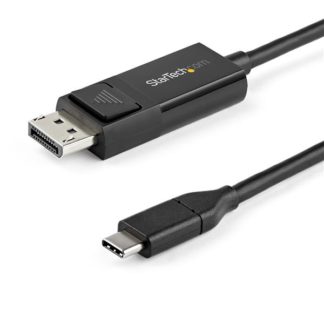 CDP2DP2MBD<BR>USB Type-C-DisplayPort 1.2 変換ケーブル 2m 双方向対応 4K/60Hz Thunderbolt 3互換アダプタ<BR>スターテック・ドットコム㈱