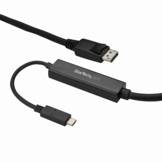 CDP2DPMM3MB<BR>USB-C - DisplayPortディスプレイ変換ケーブル USB Type-C - ディスプレイポート変換アダプタ 3m 4K/60Hz ブラック<BR>スターテック・ドットコム㈱